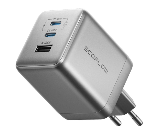 Ecoflow Ładowarka sieciowa RAPID Pro 100W 2xUSB-C 1xUSB-A GaN - 1506489 - zdjęcie